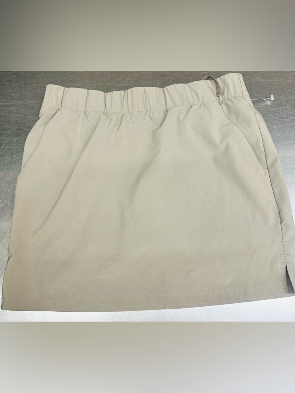 Columbia Light Beige Outdoor Skirt with Elastic Waistband
